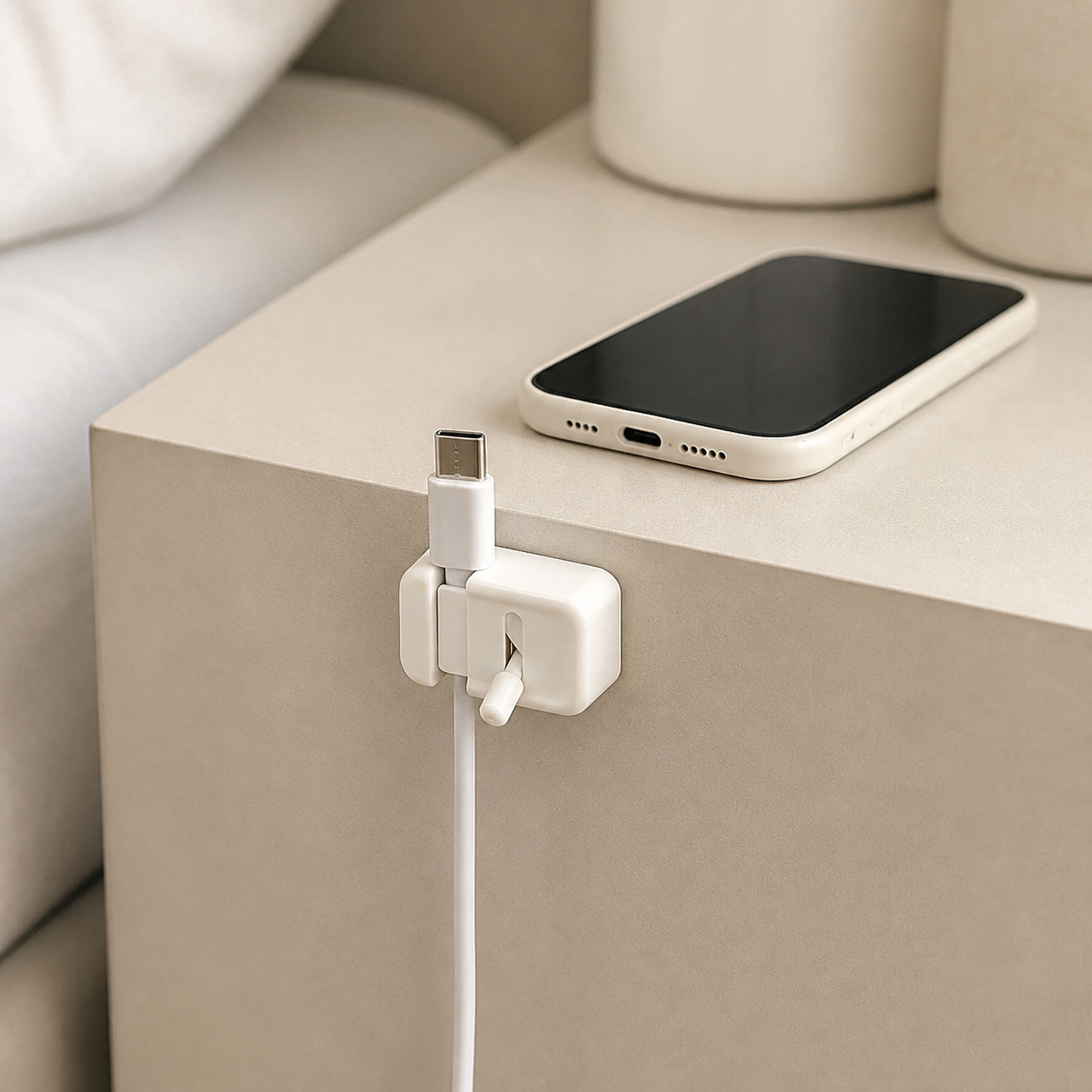 No-Drill Desk Cable Organizer