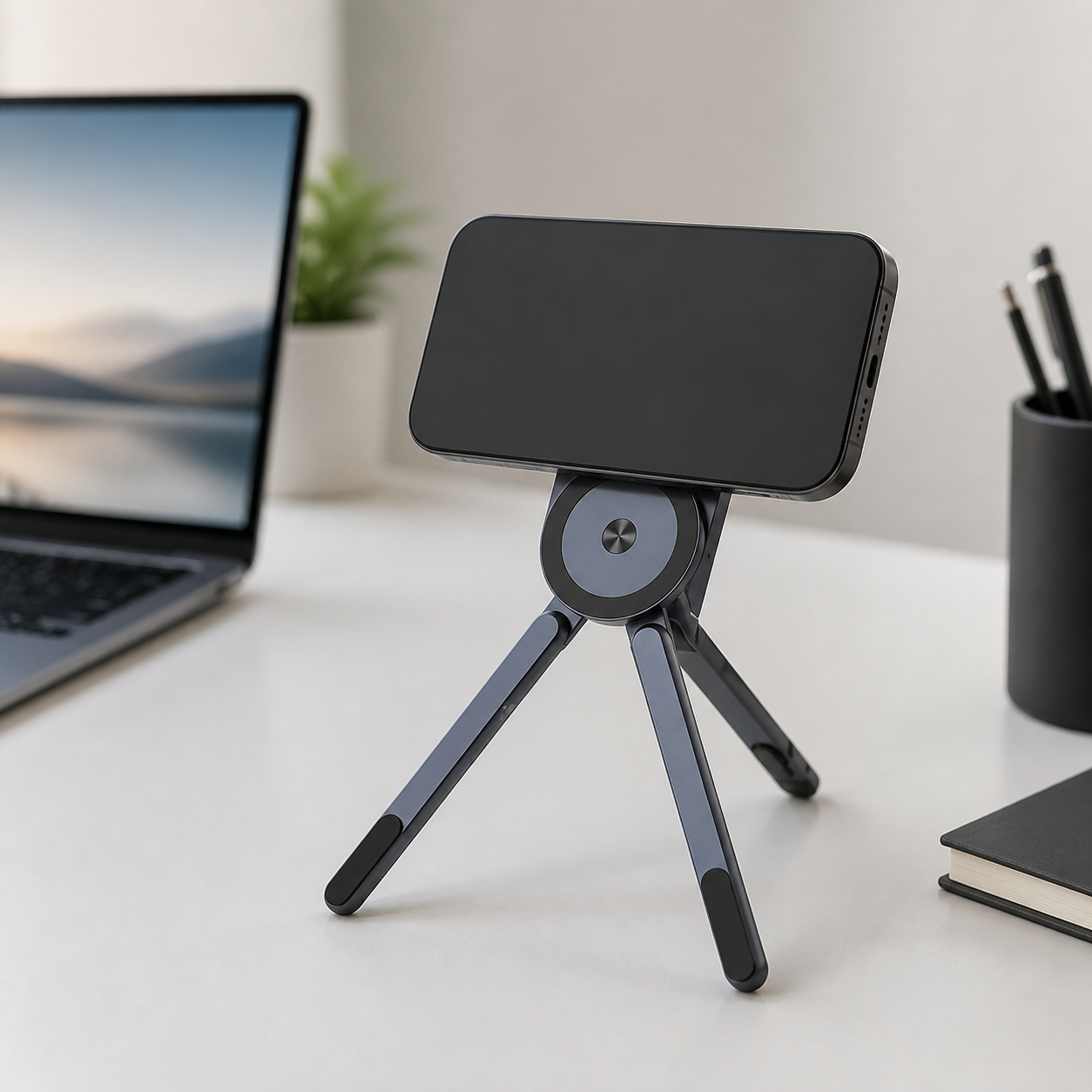 3-in-1 Magnetic Phone Stand & Selfie Tripod