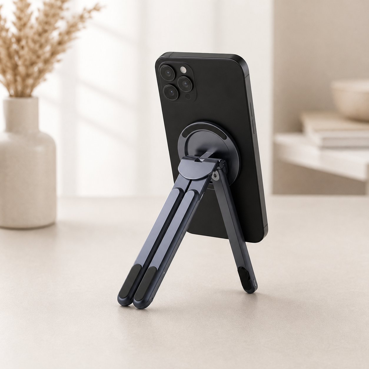 3-in-1 Magnetic Phone Stand & Selfie Tripod